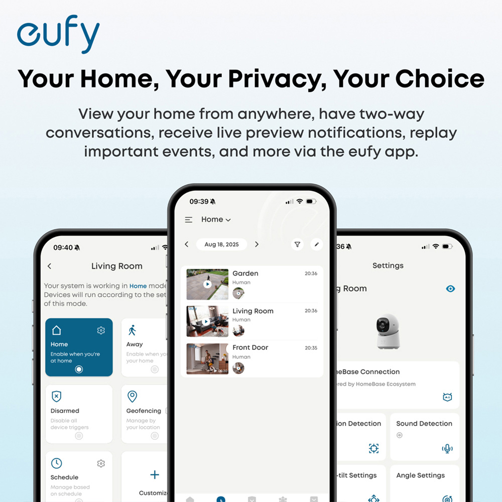 Eufy Black Doorbell with Detachable Battery Pack Image 5