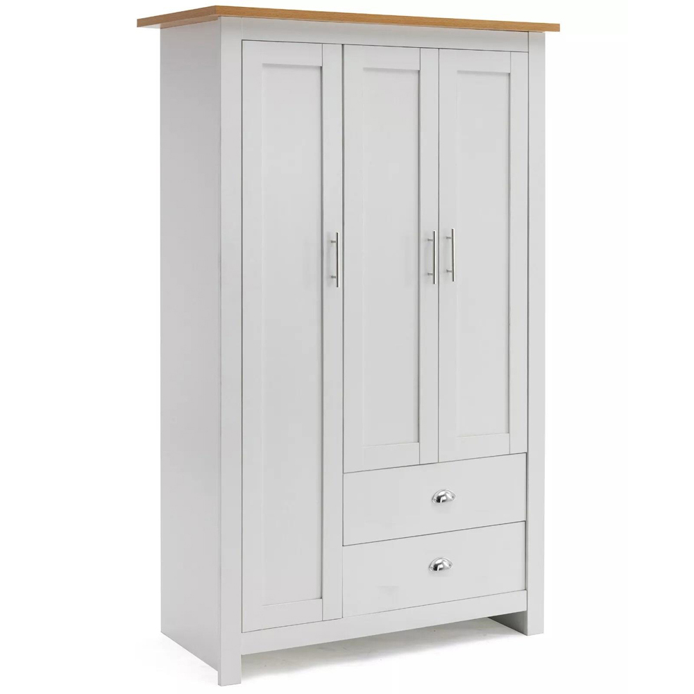 Kosy Koala 2 Drawer 3 Door Wide Bedroom Wardrobe with Hanging Rail Image 2