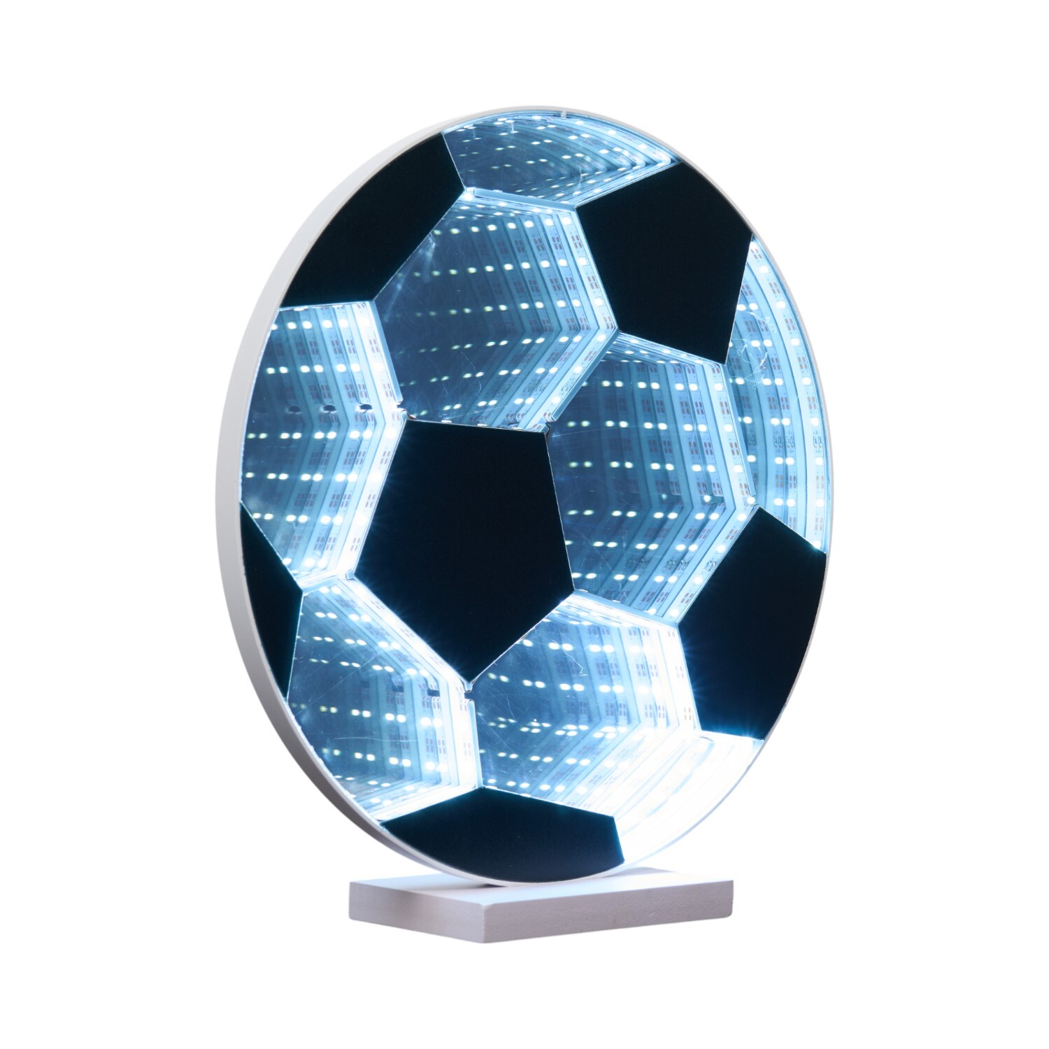 Football Infinity Neon Light White Image 4