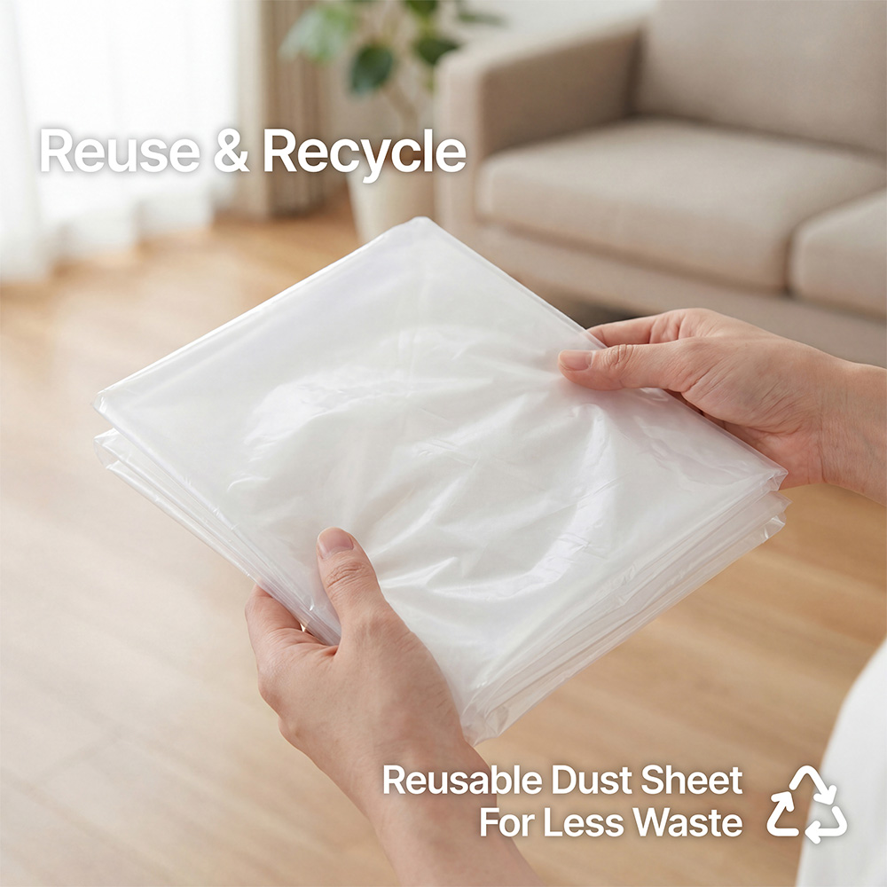 Hemway Tools Premium Recyclable Dust Sheet Image 6