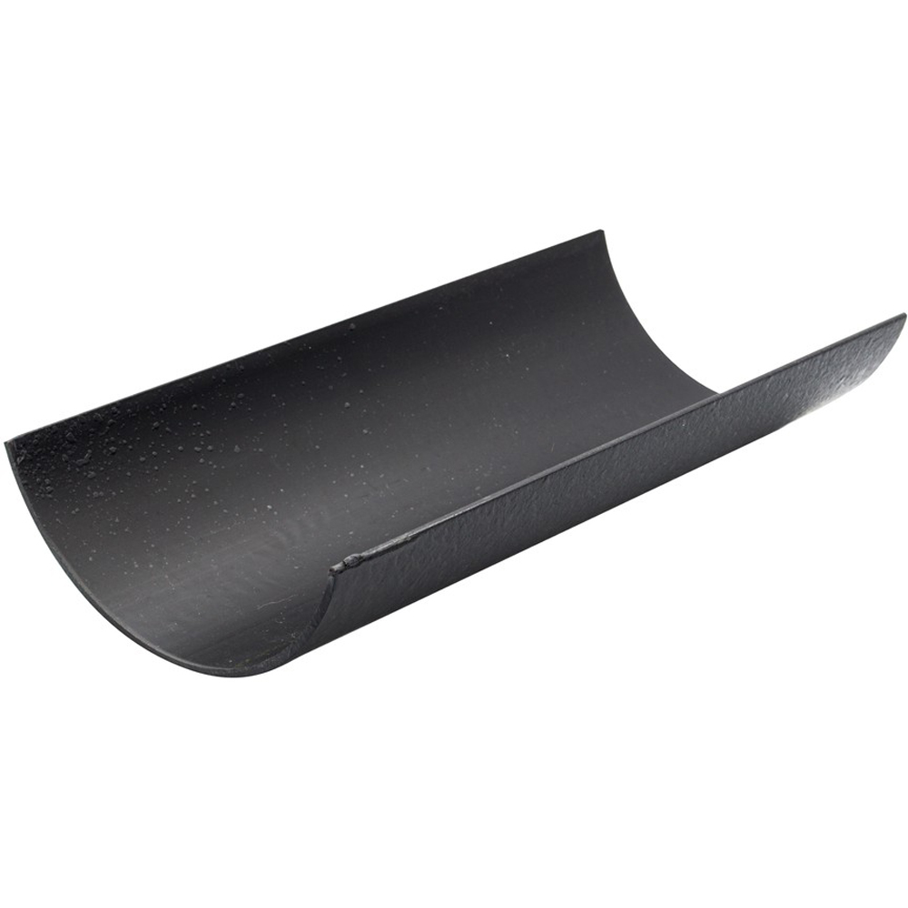 FloPlast Half Round Gutter Cast Iron Effect 112mm x 4m Image 4