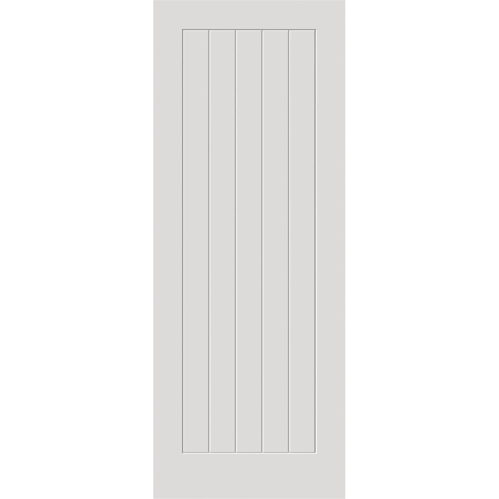 JB Kind Thames Cottage White Primed Internal Door 1981 x 686mm Image 1
