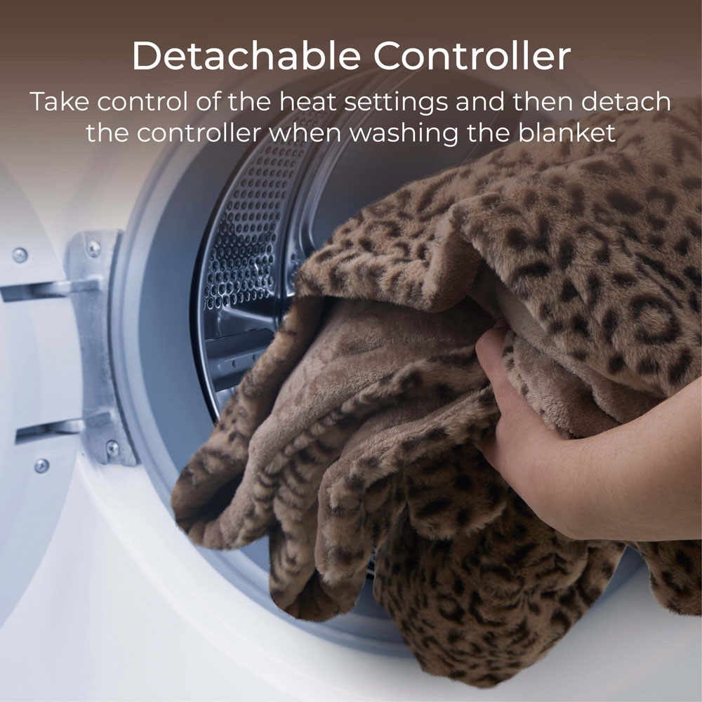 Carmen Multicolour Fleece Electric Heated Throw Over Blanket 160 x 130cm Image 6