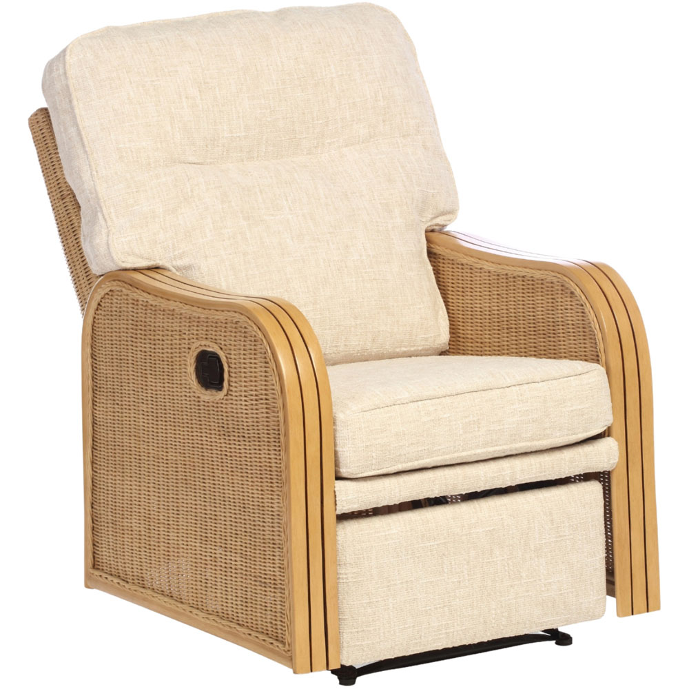 Desser Furniture Paris Cotton Cream Recliner Chair Image 2