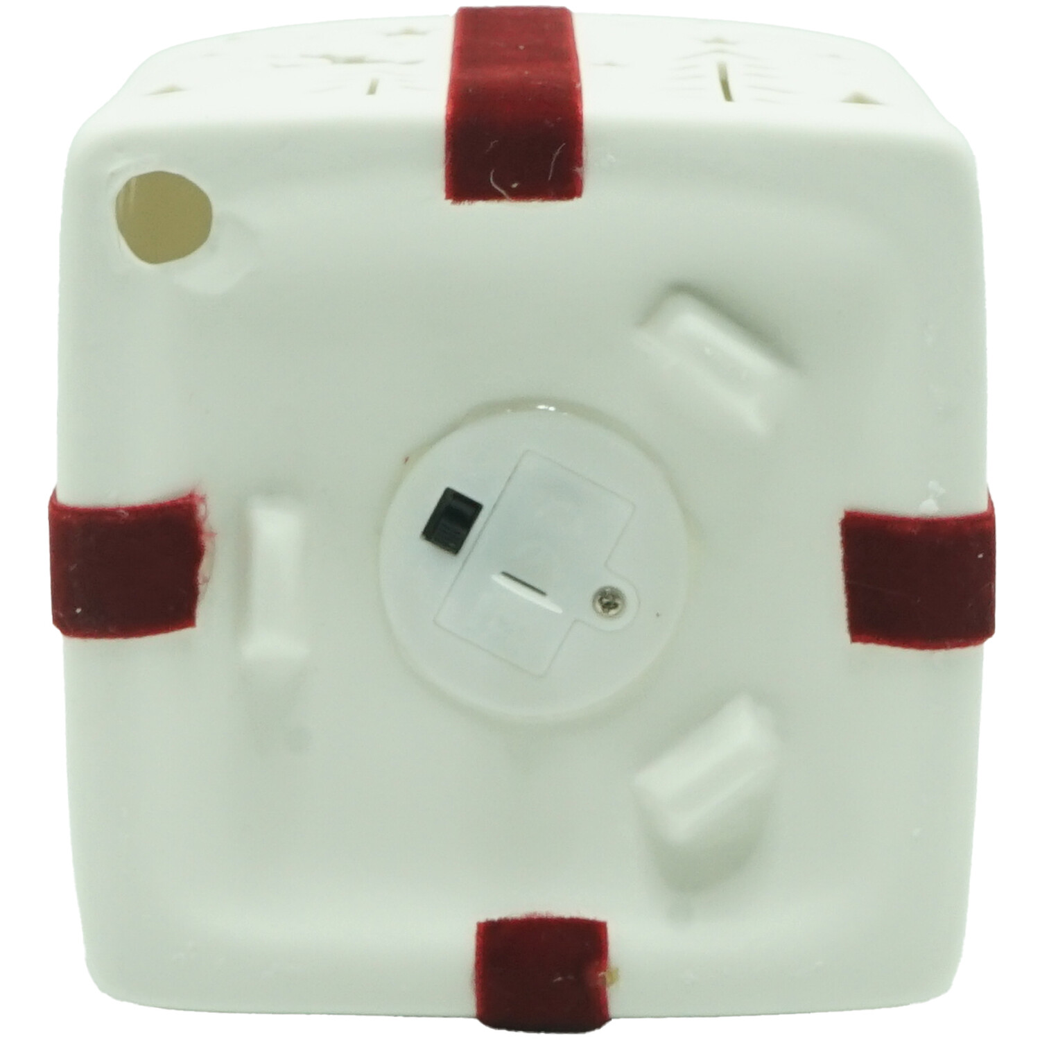 LED Decorative Present White and Red Image 5