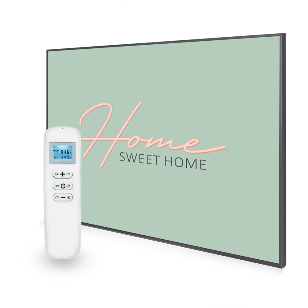 Mirrorstone Nexus Home Sweet Home Quote Wi-Fi Infrared Heating Panel 1200W 995 x 1195mm Image 3