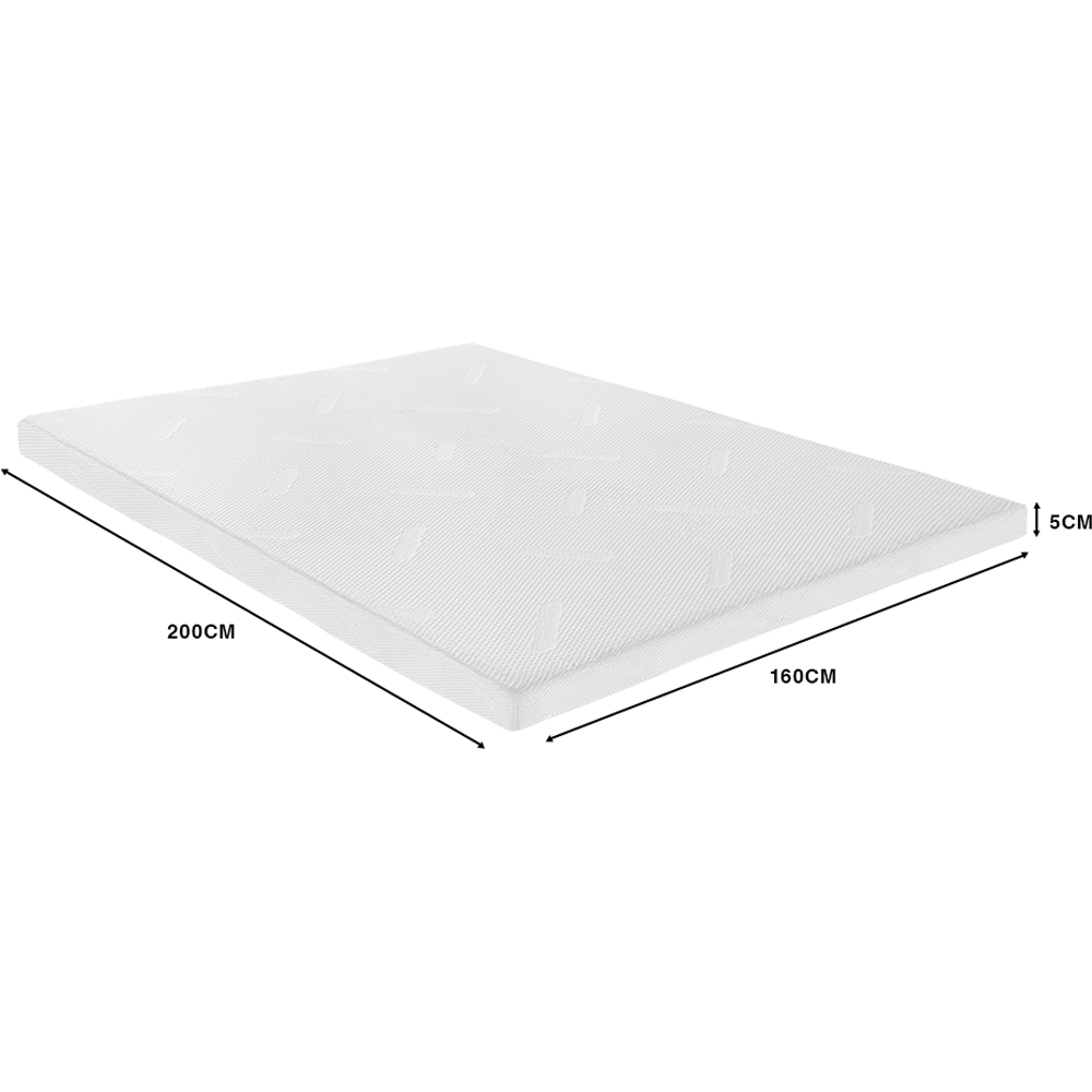 Starlight Beds European King Size Memory Foam Warmer Mattress Topper 2 inch Image 5