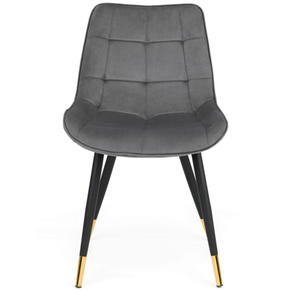 Julian Bowen Findlay Rectangular Table with Set of 4 Grey Hadid Chairs Image 4