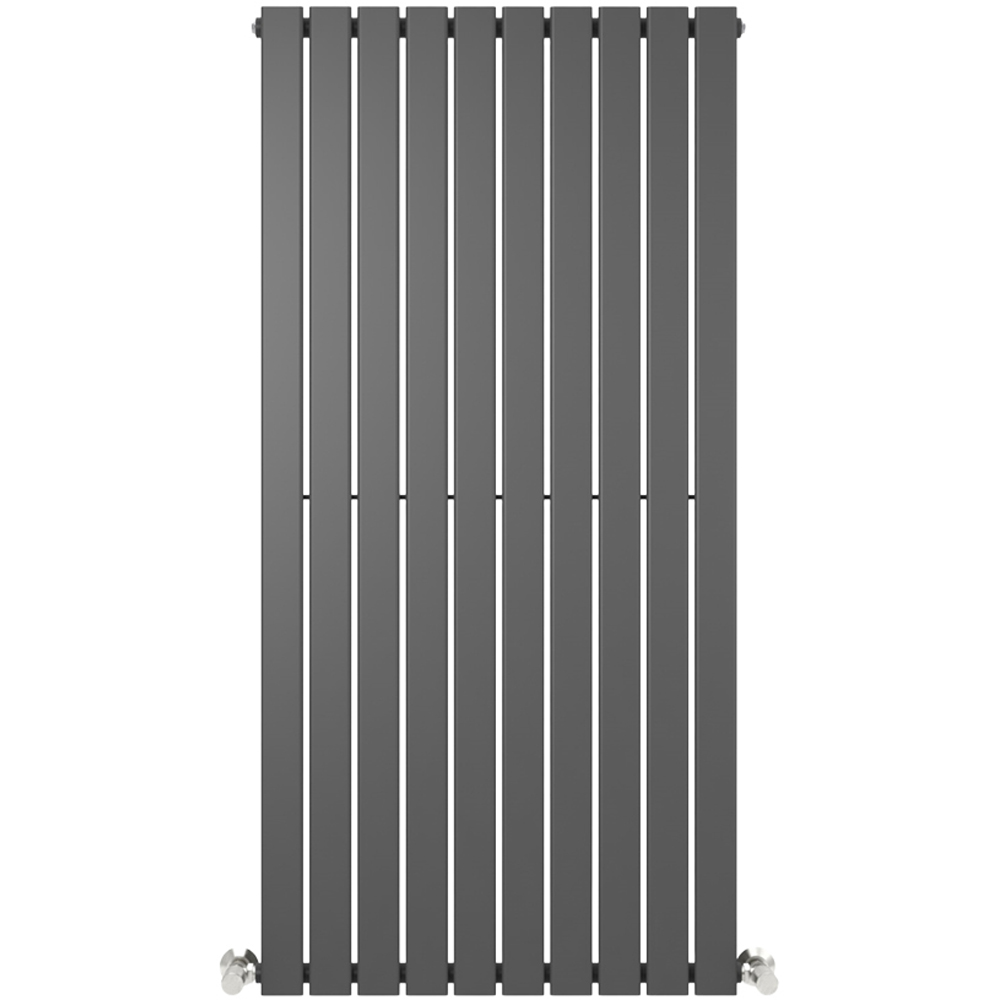 Anthracite 4402 BTU Single Flat Panel Vertical Column Radiator 1600 x 680mm Image 3