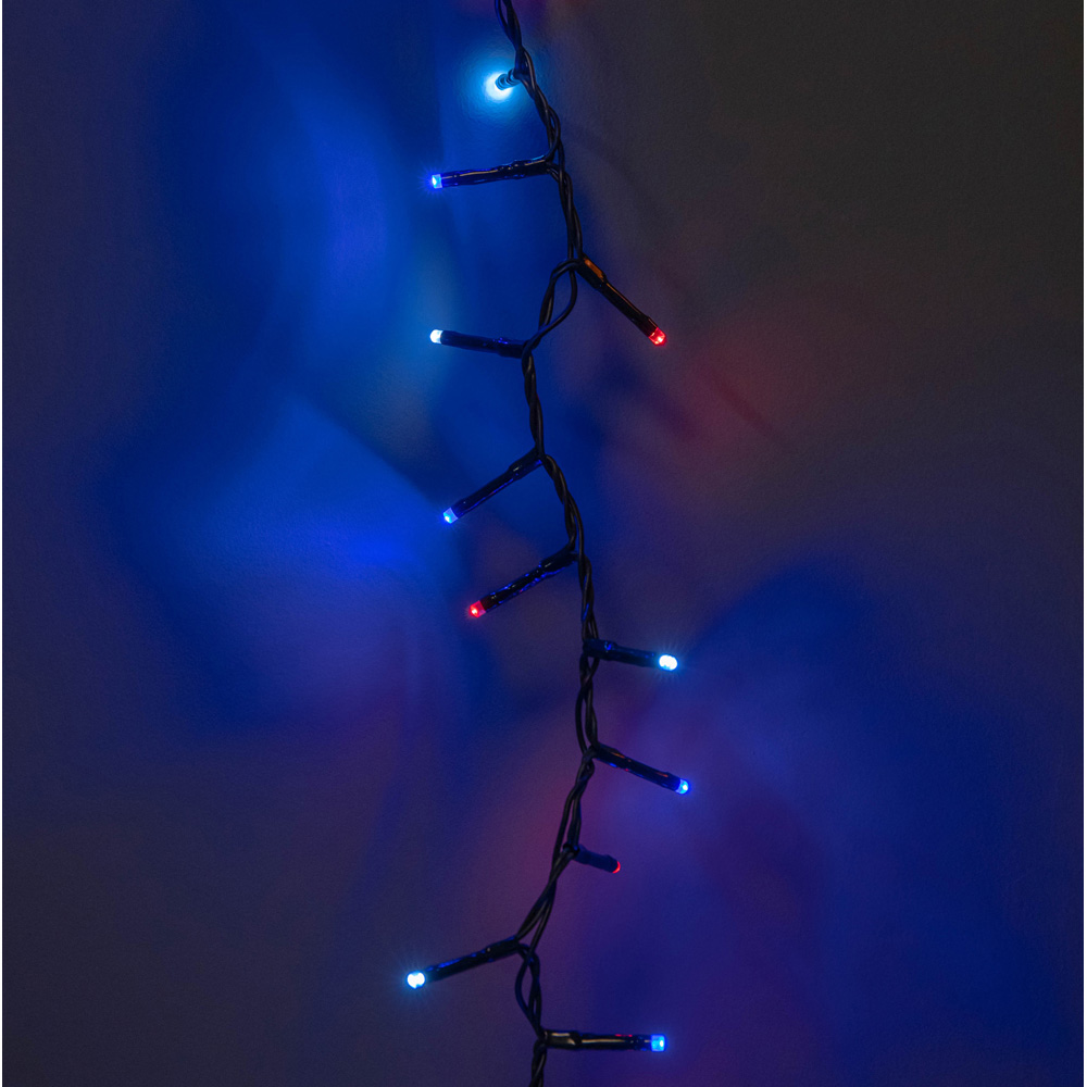 Samuel Alexander SupaBrights 5000 Blue Red and White LED Multi-Function String Light 125m Image 5