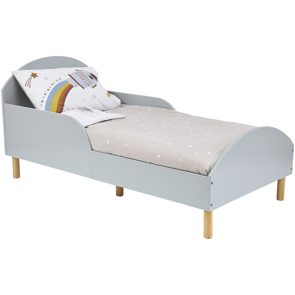 Liberty House Toys Kids Grey Toddler Bed Image 2