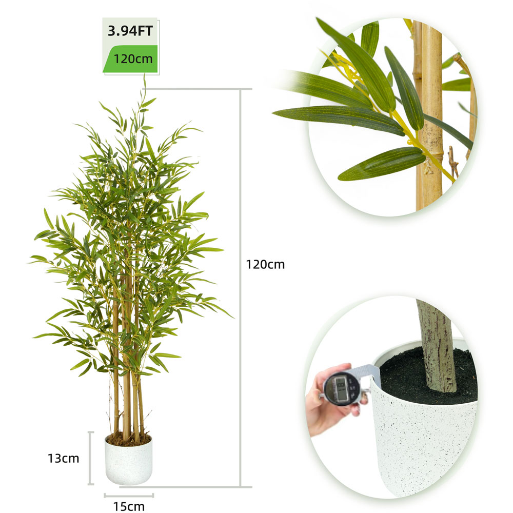 Bamboo Tree Indoor Artificial Plant 120cm Image 6