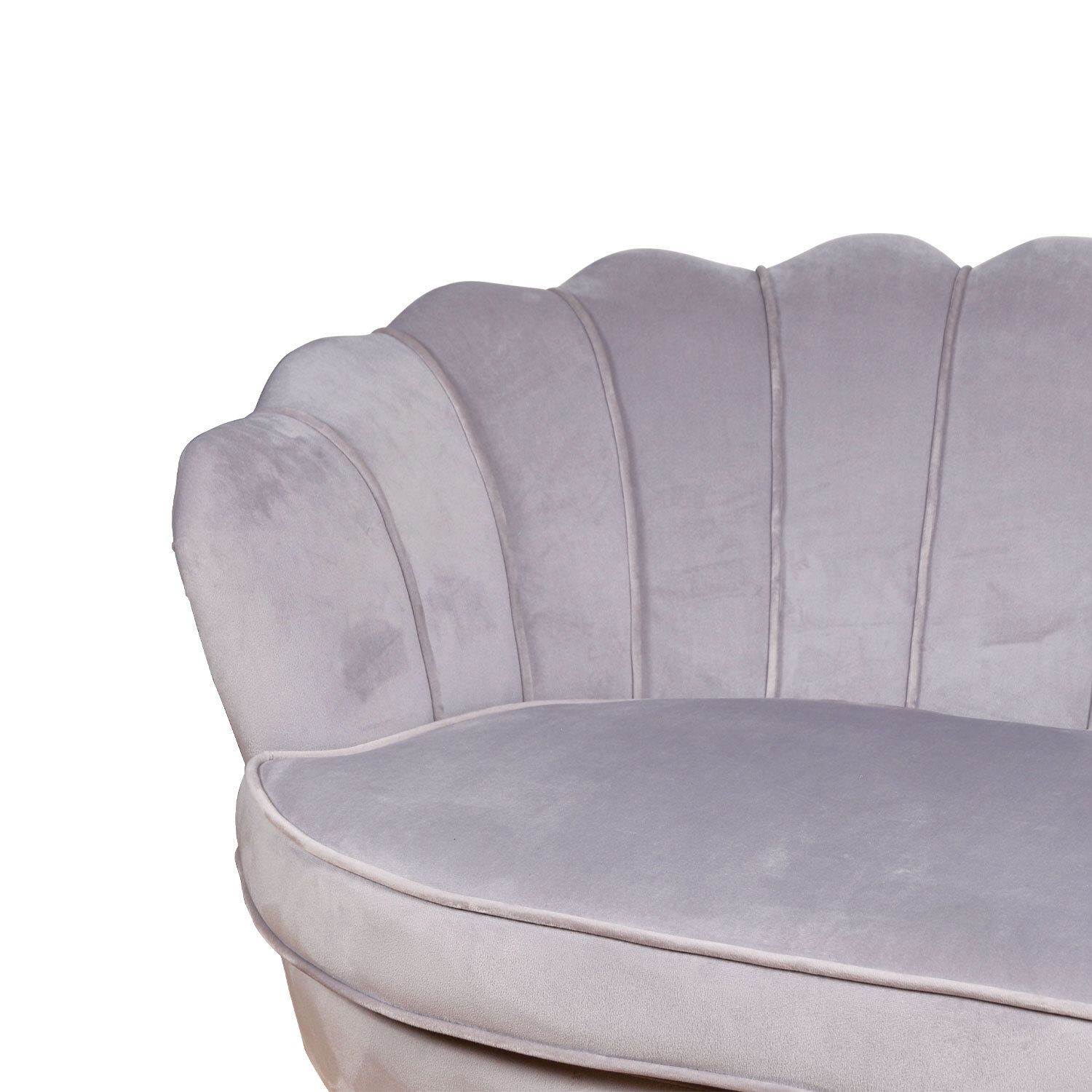 Kendall Grey 2 Seater Sofa - Grey Image 4