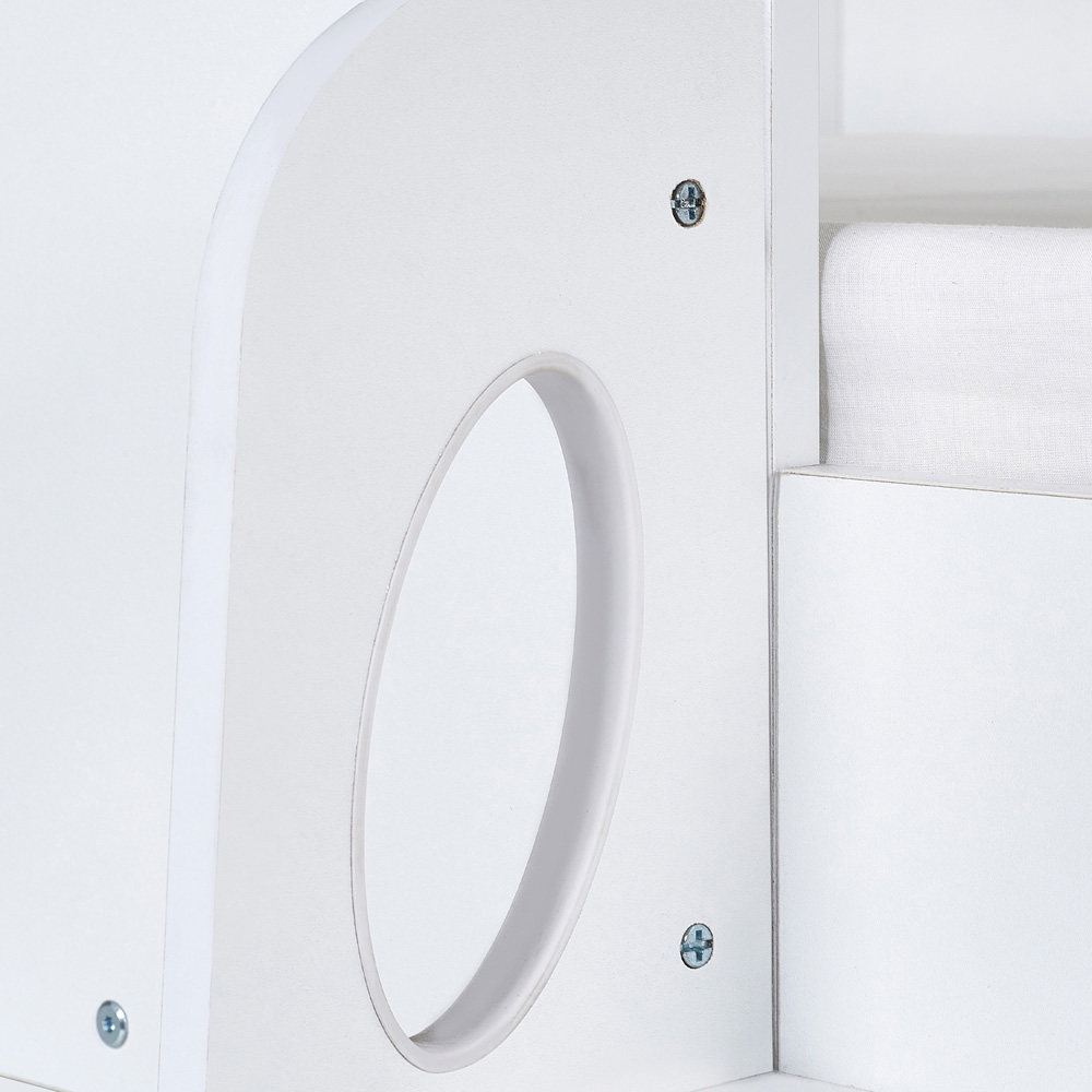 Julian Bowen Orpheus All White Mid Sleeper with Storage Image 6