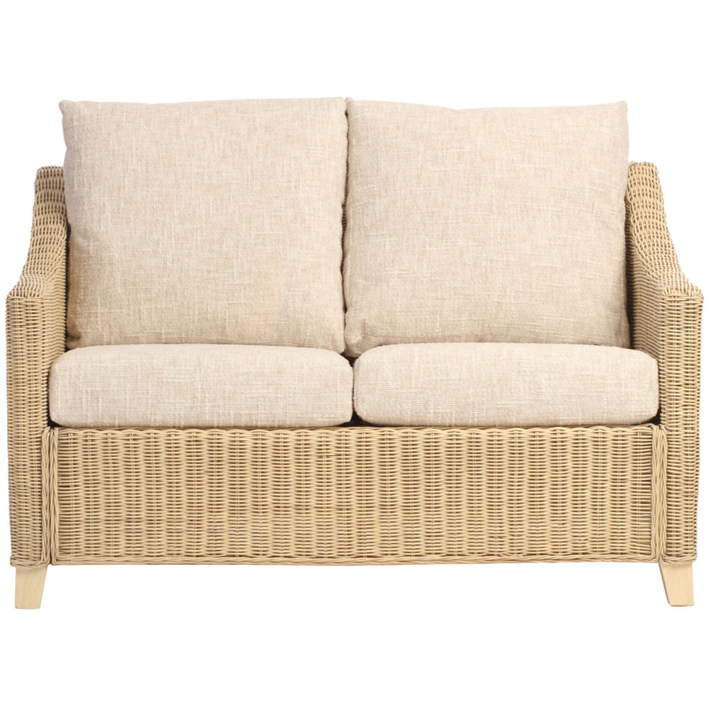 Desser Furniture Dijon 2 Seater Cotton Cream Sofa Image 3