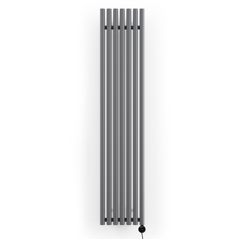 Terma Rolo-Room E Wi-Fi Modern Grey Electric Radiator 800W 1800 x 370mm Image 3