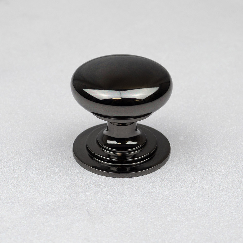 Handle & Home Black Nickel Knob 42mm Image 2