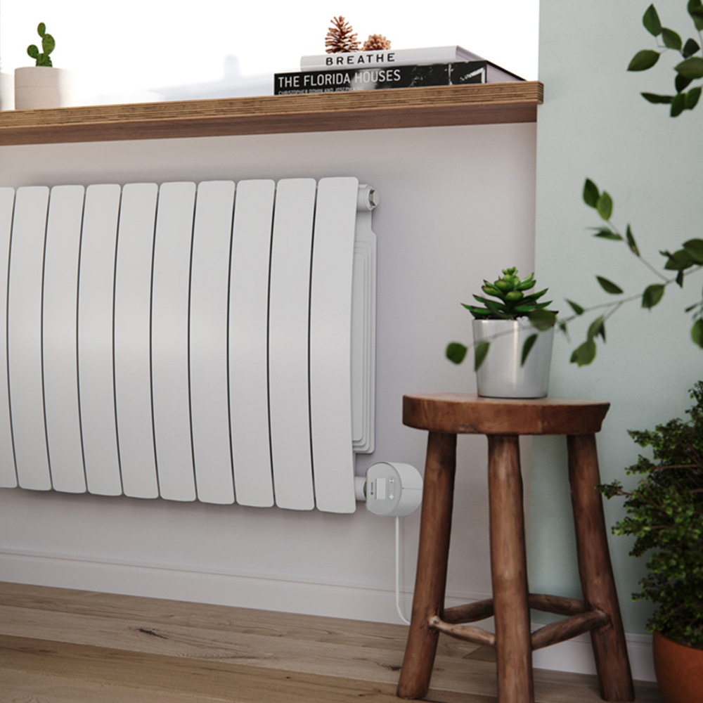 Terma Bergamo Wi-Fi White Matt Electric Radiator 1200W 590 x 800mm Image 7