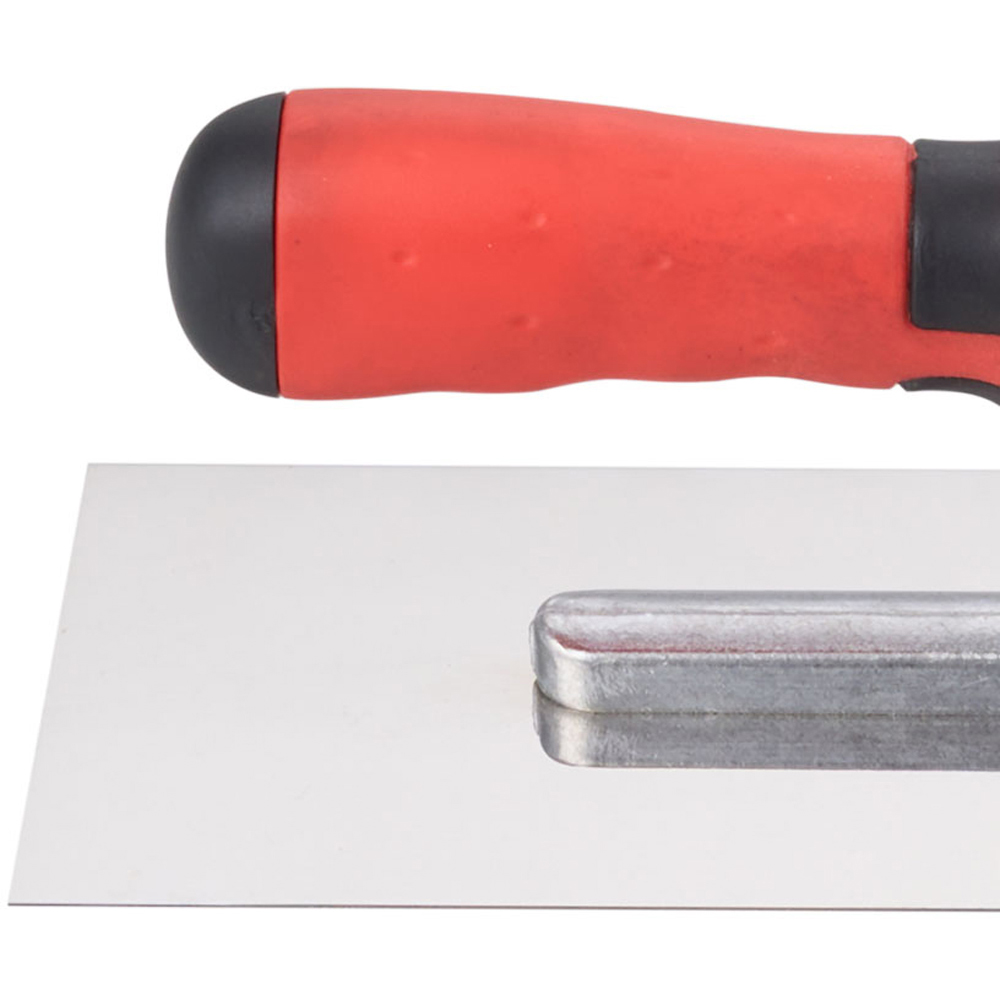 Living and Home Red Stainless Steel Concrete Trowel 28 x 10 x 9cm Image 6