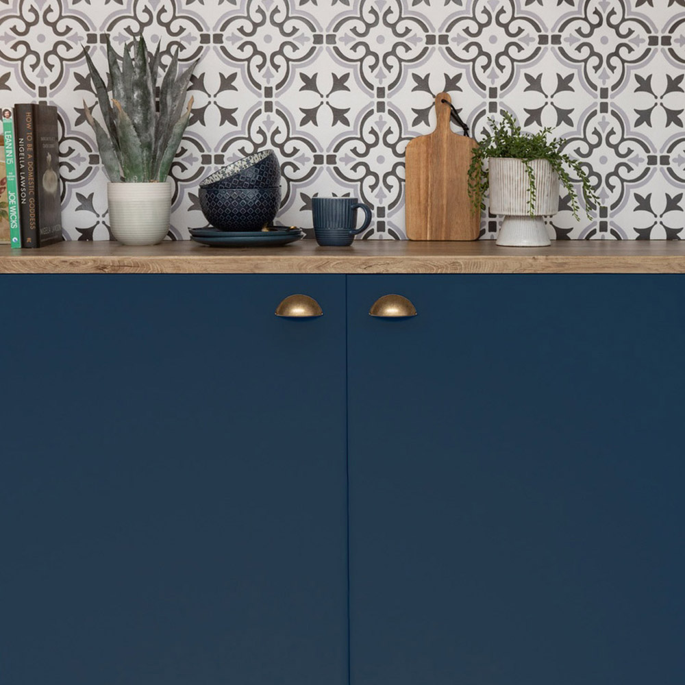 d-c-fix Matt Midnight Navy Blue Sticky Back Plastic Vinyl Wrap Film 67.5cm x 5m Image 3