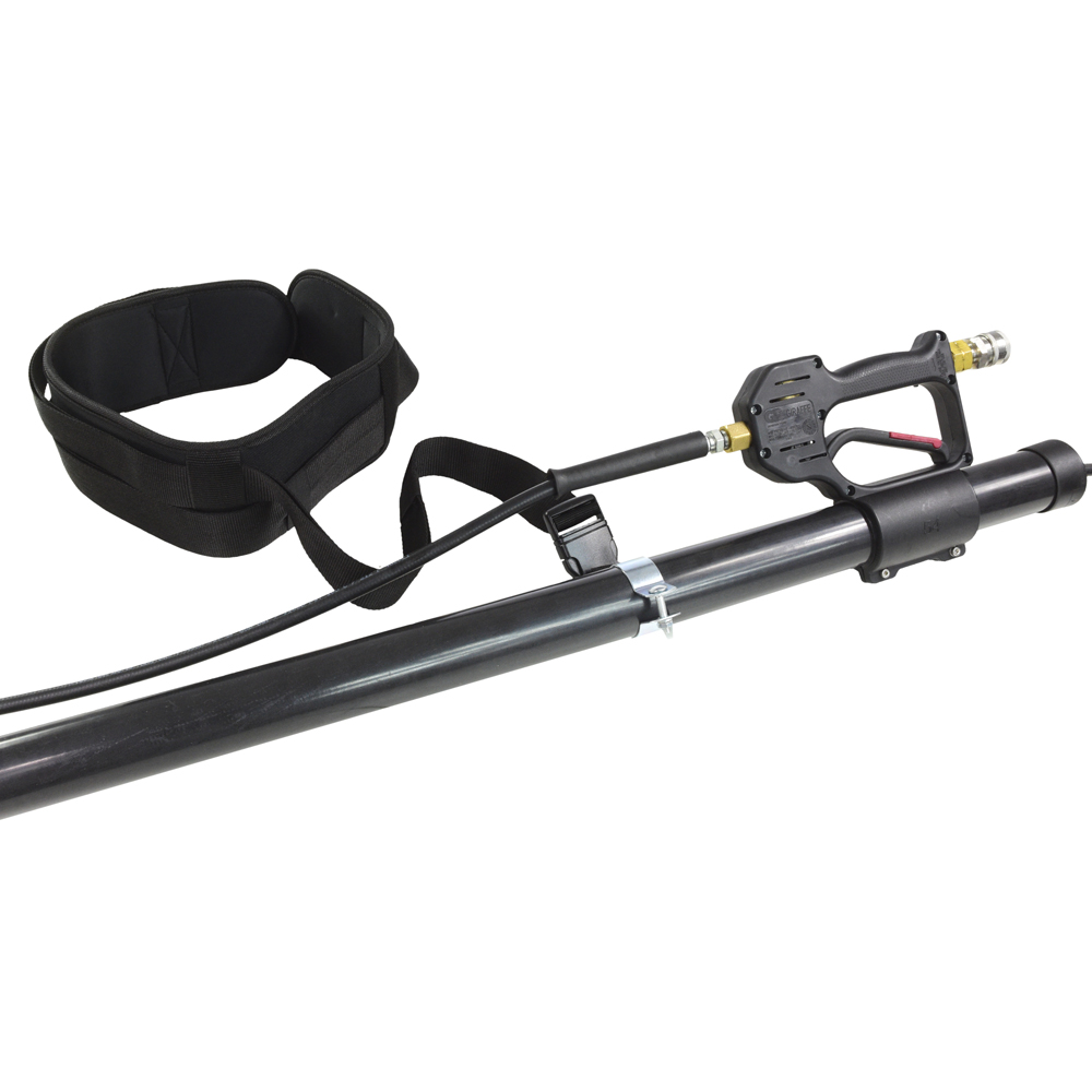 V-TUF T2.GCX33CF Carbon Fibre Telescopic Lance 2.5 to 10m with Belt and Gutter Cleaning Attachment Image 3