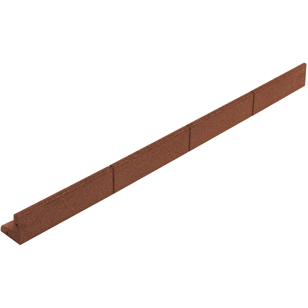 MonsterShop Terracotta Flexible Lawn Edging with Mallet 4.8m Image 3