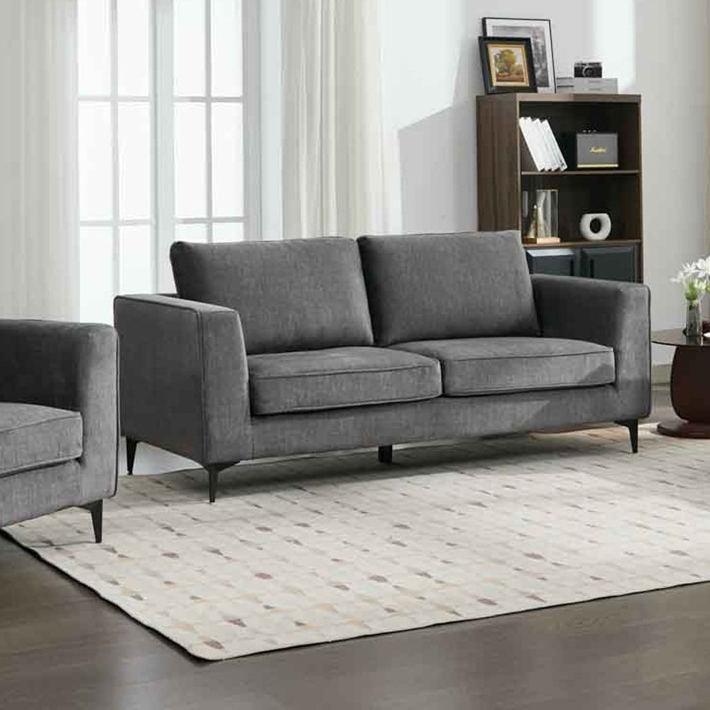 Brooklyn 3 Seater Graphite Grey Sofa Image 6