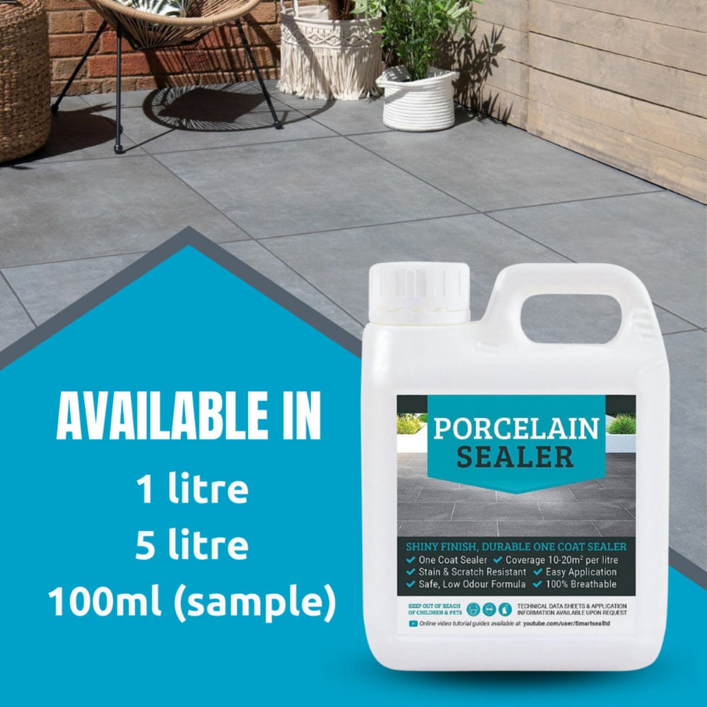 SmartSeal Porcelain Tile Sealer 1L 3 Pack Image 5
