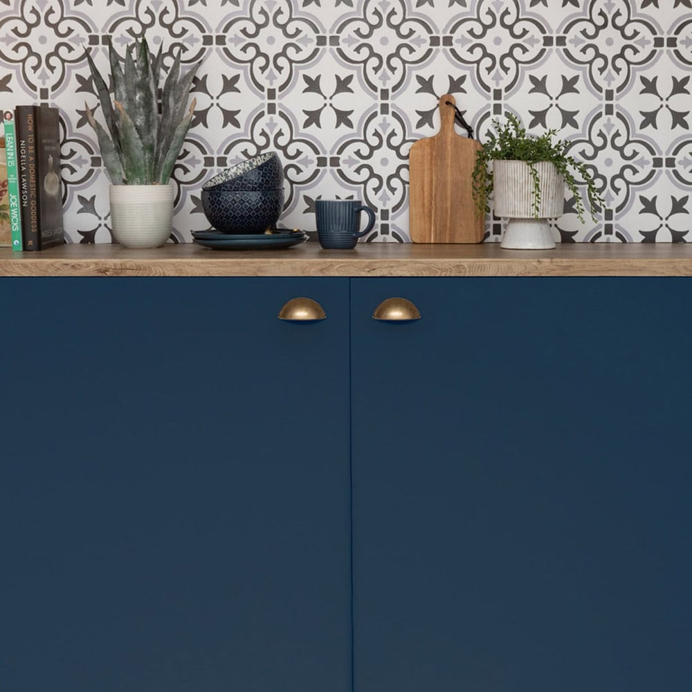 d-c-fix Matt Midnight Navy Blue Sticky Back Plastic Vinyl Wrap Film 67.5cm x 15m Image 3