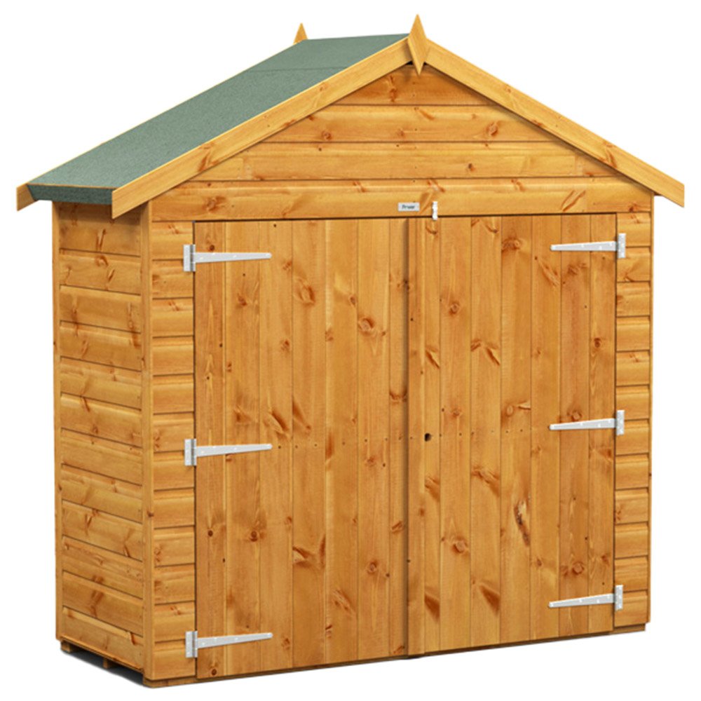 Power Sheds 2 x 6ft Apex Bike Shed Image 1