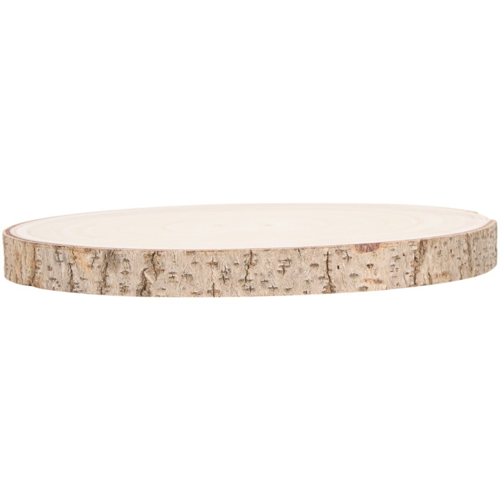 Paulownia Wooden Log Decoration Natural 26cm Image 4
