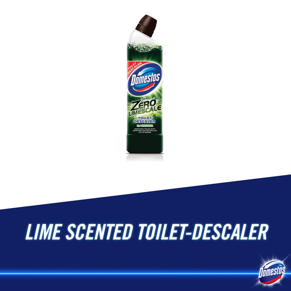 Domestos Zero Limescale Toilet Descaler 750ml 3 Pack Image 4