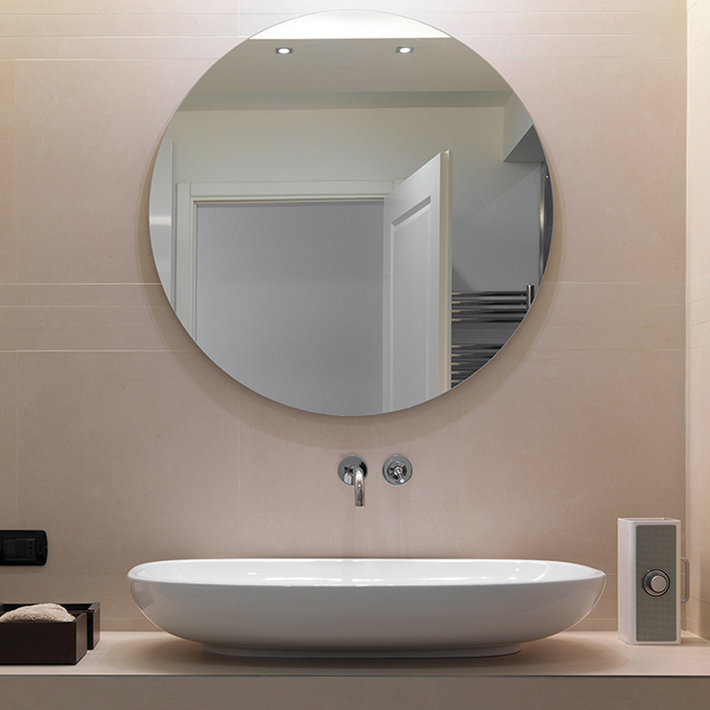 Mirrorstone Round Mirrored WiFi Infrared Heating Panel 320W Image 2