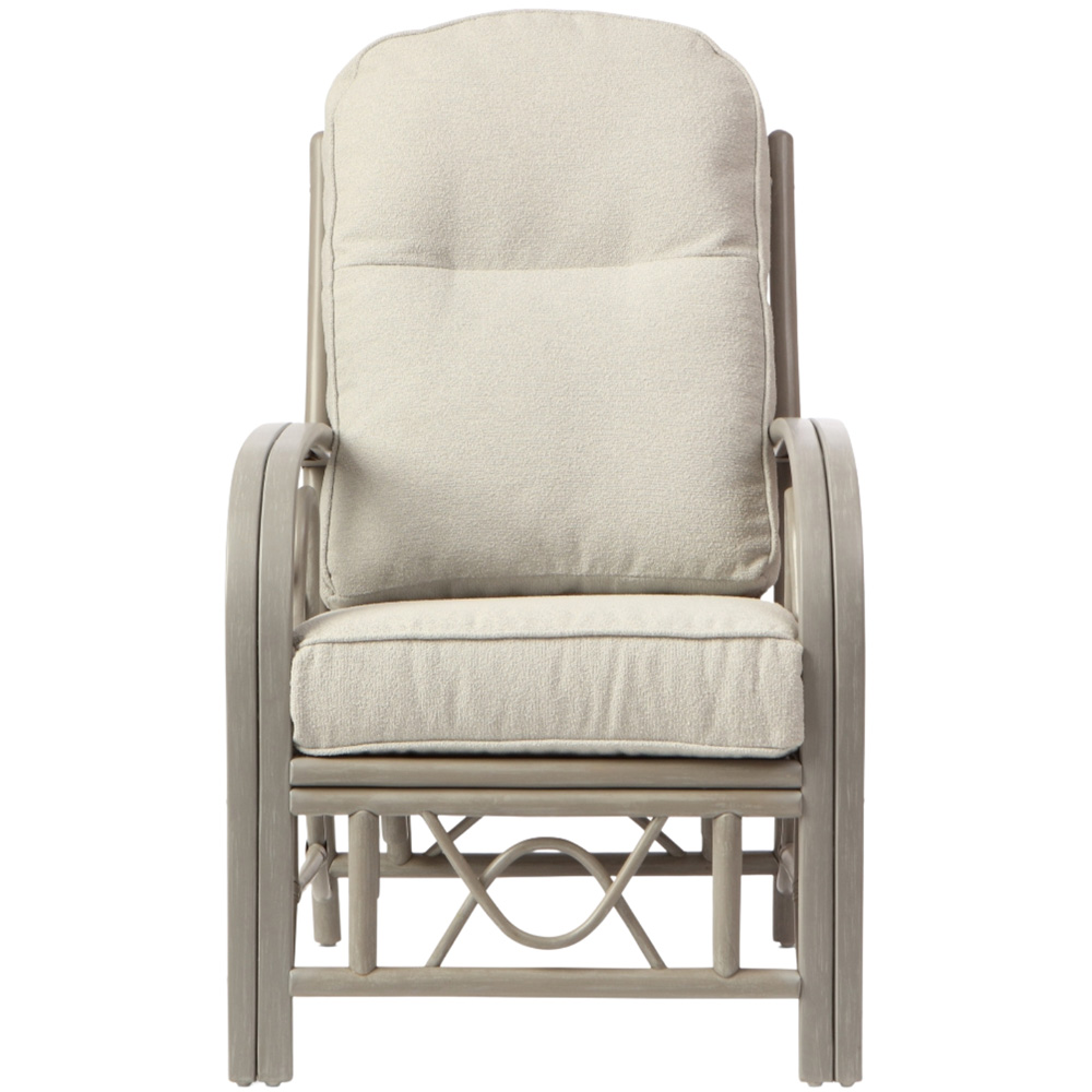 Desser Furniture Bali Grey Natural Rattan Alba Dusk Armchair Image 3