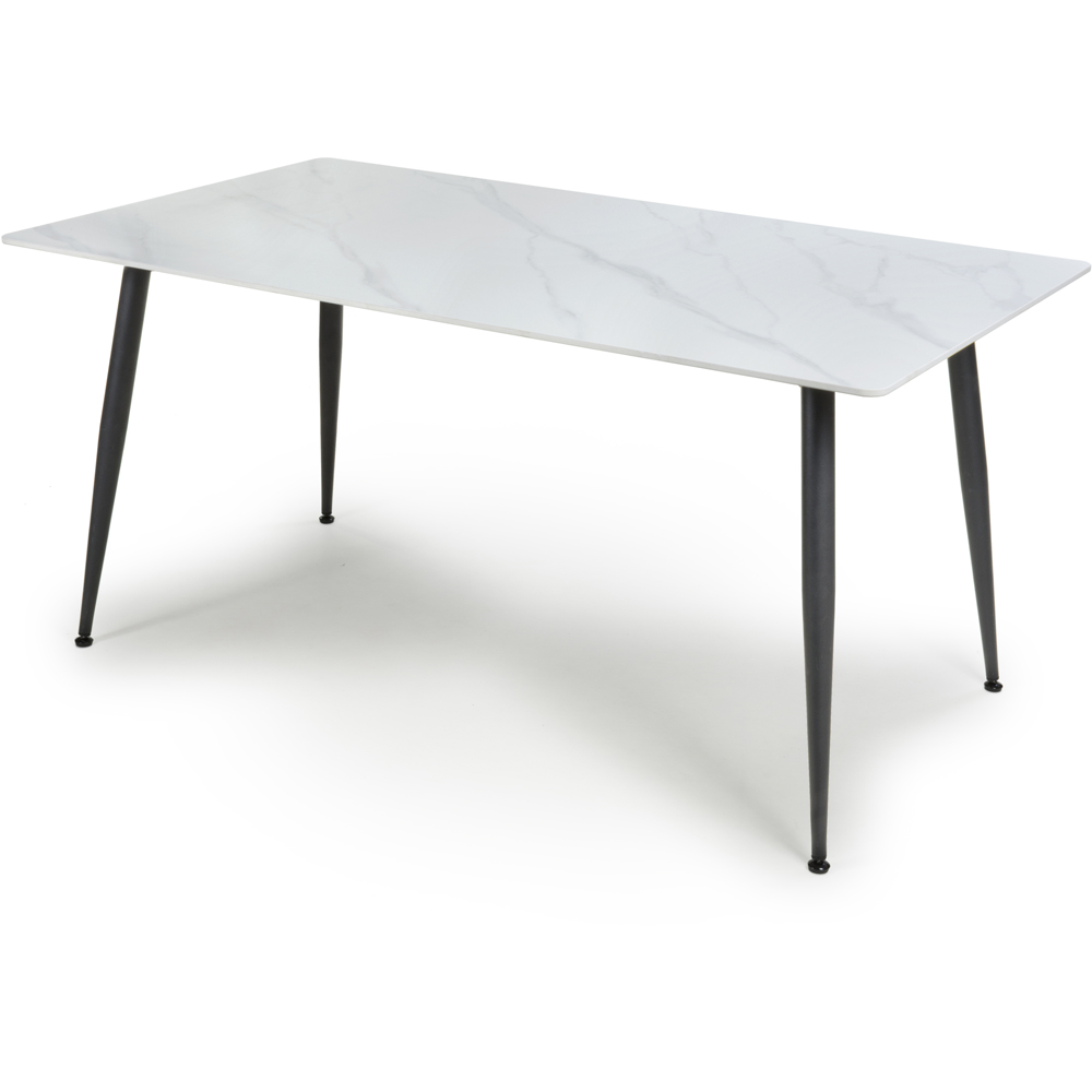 Monaco 6 Seater Dining Table White Image 2