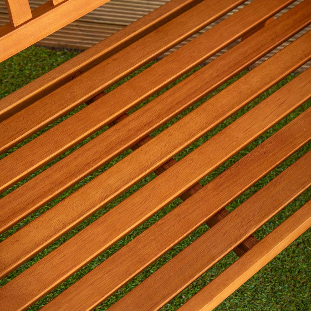 Samuel Alexander Kapalua 2 Seater Wooden Garden Bench Image 5