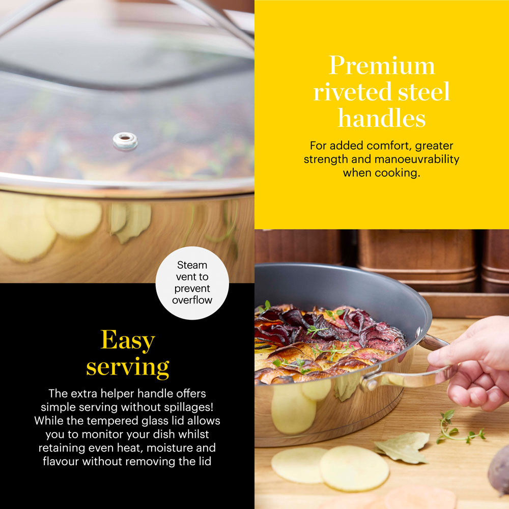 Good Food Stainless Steel Multi Pan with Lid Image 5