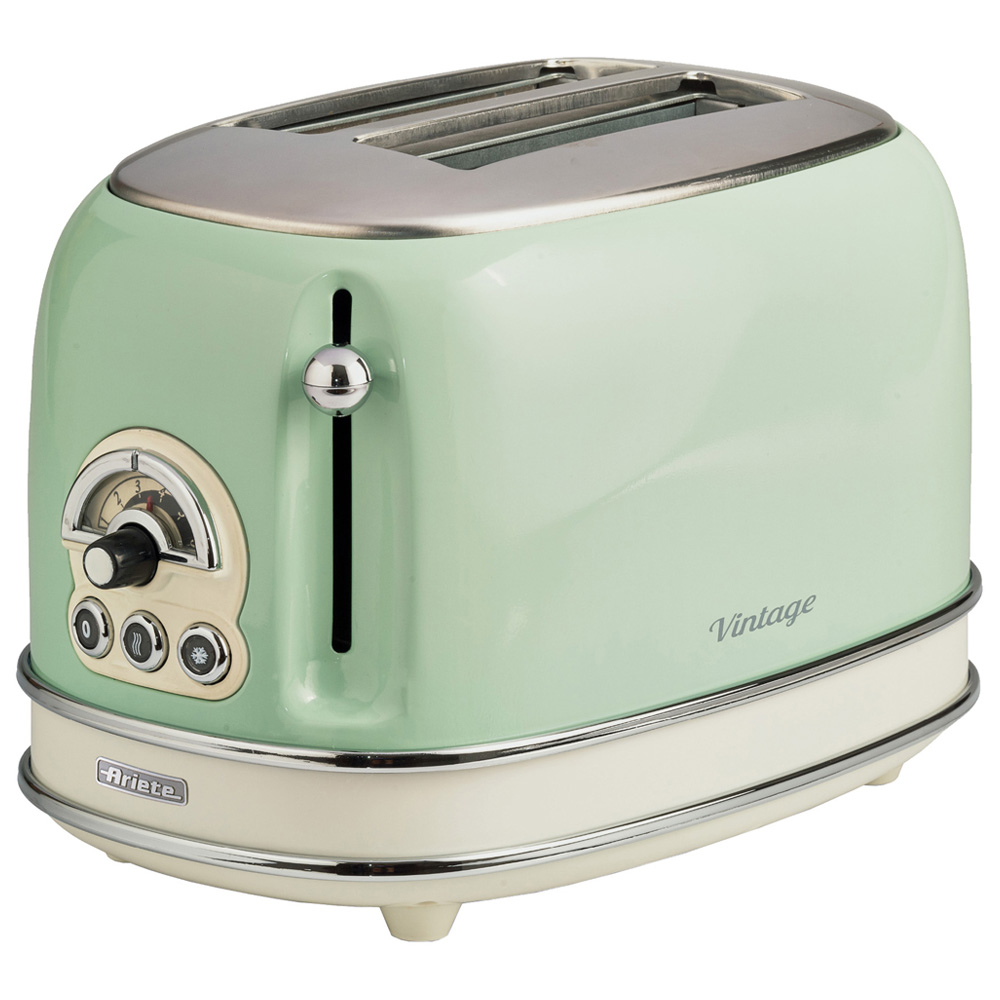 Ariete Vintage Green 2 Slice Toaster and 1.7L Jug Kettle Set Image 4