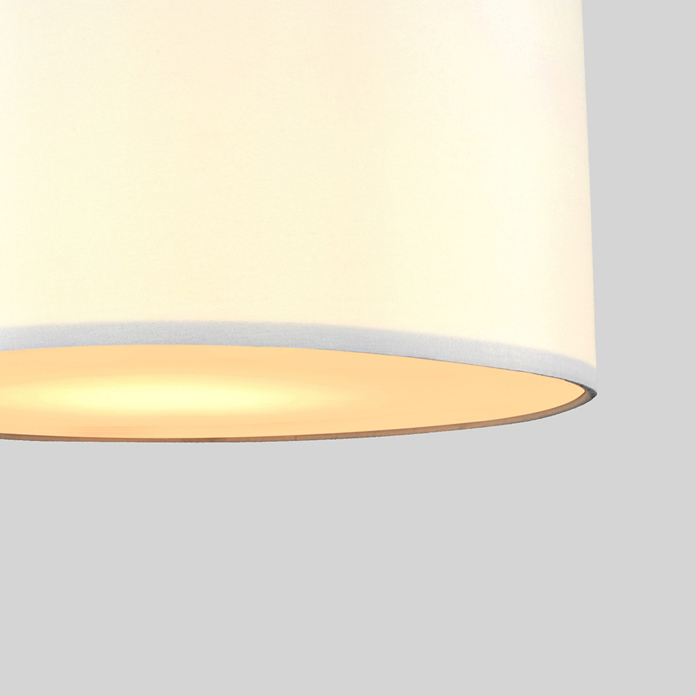 ValueLights Torbery Cream Nesting Ceiling Light Shade 3 Pack Image 5