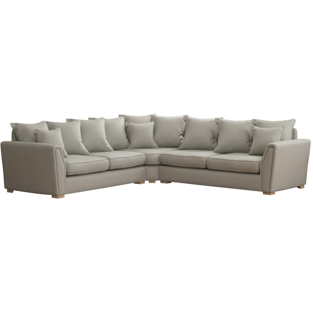Wendleberry 4 Seater Venice Mink Scatter Back Corner Sofa Image 2