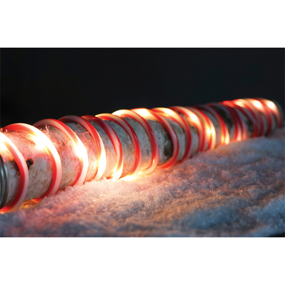 Xmas Haus 100 Warm White LED Candy Cane Tube Light 10m Image 3