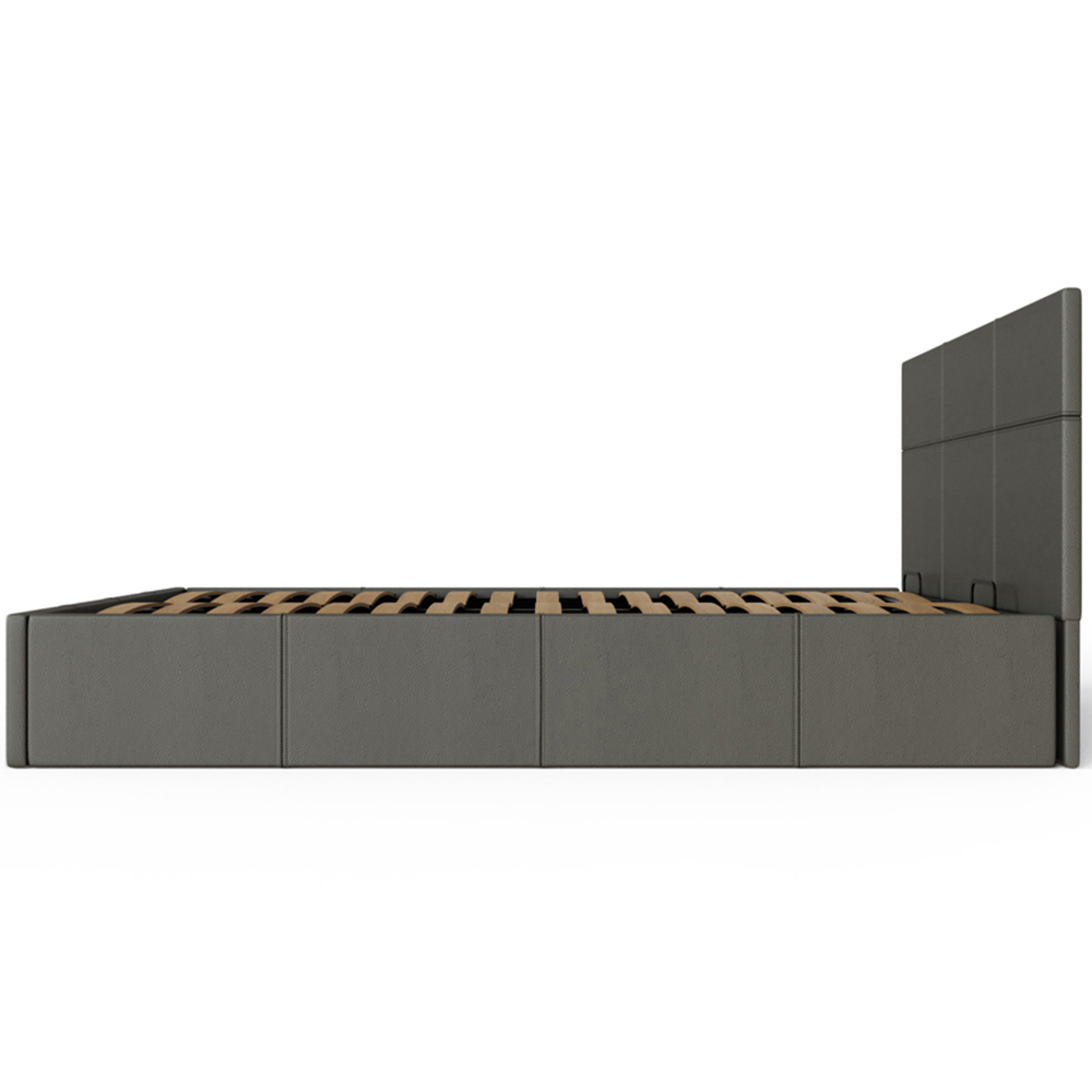 GFW King Size Grey End Lift Ottoman Bed Image 6