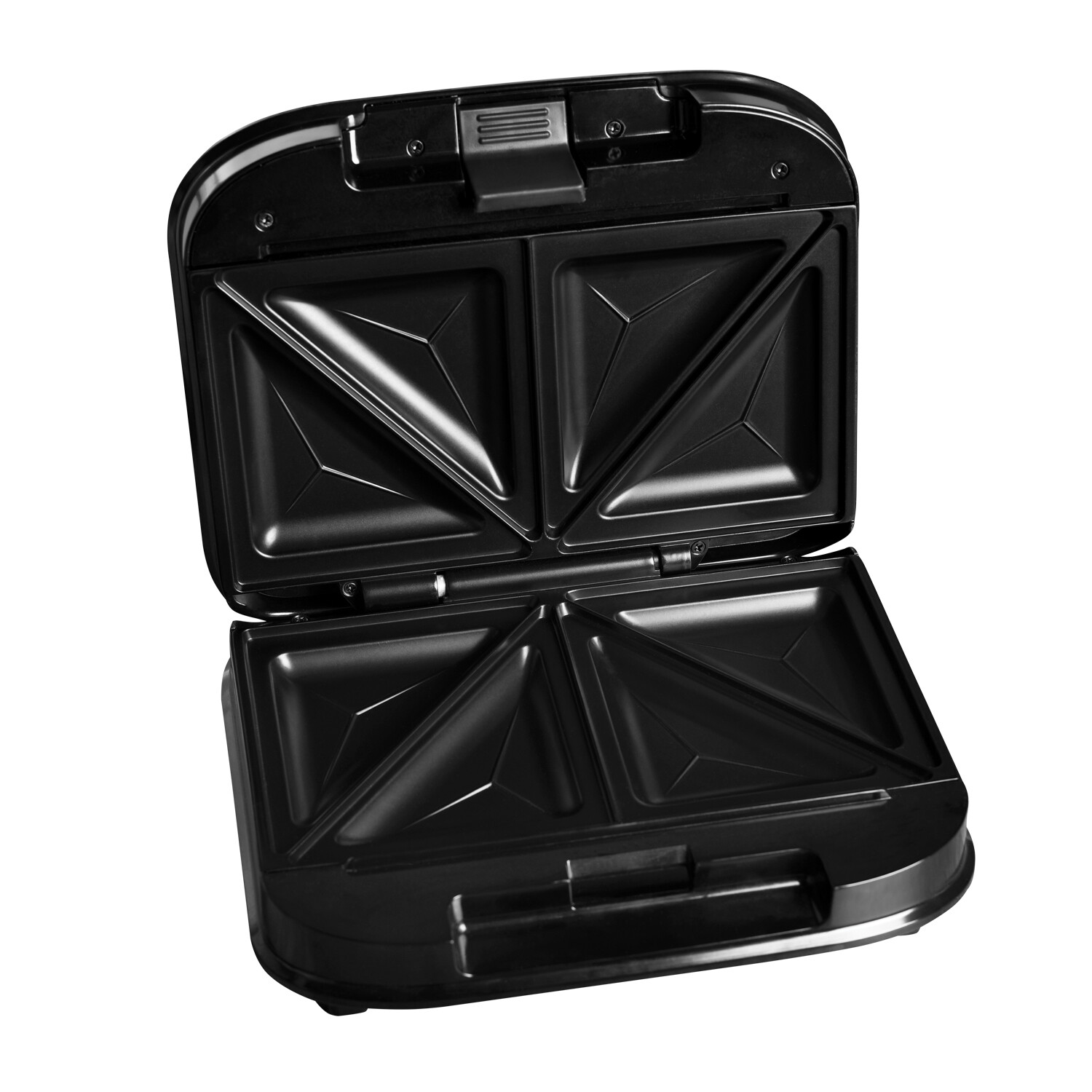 MY Black 2 Slice Sandwich Toaster Black Image 1