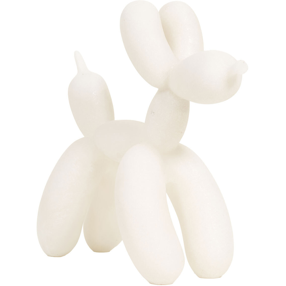 Balloon Dog Sculpture White Image 2