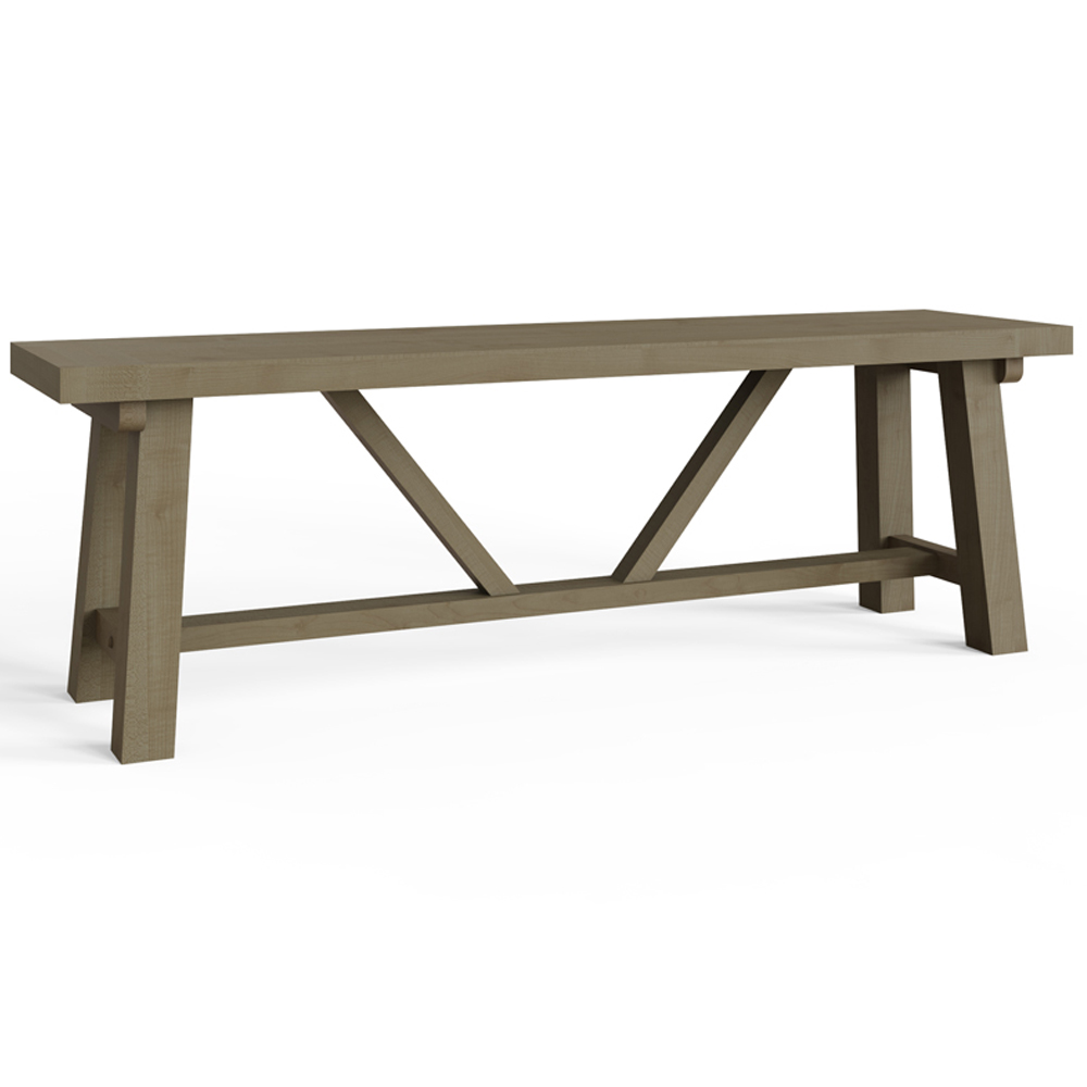 FWStyle Saltash Reclaimed Pine Dining Bench 140cm Image 2