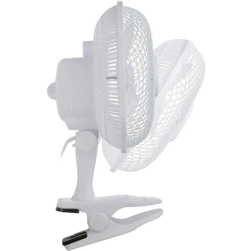 AMOS White 2 in 1 Clip On and Desk Fan 6 inch Image 7