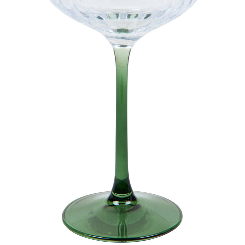 Spray Ombre Wine Glass Emerald Image 3