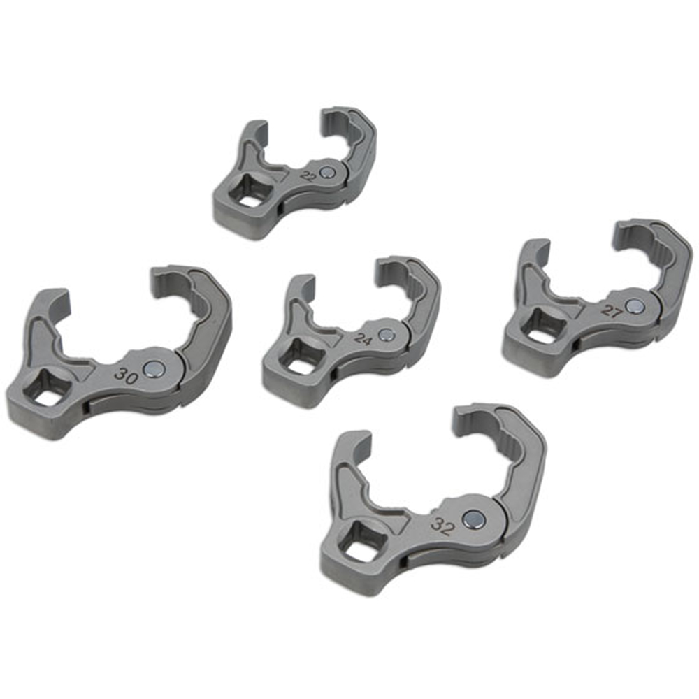 Laser 1/2 inch D Ratchet Flare Nut Wrench Set Image 3