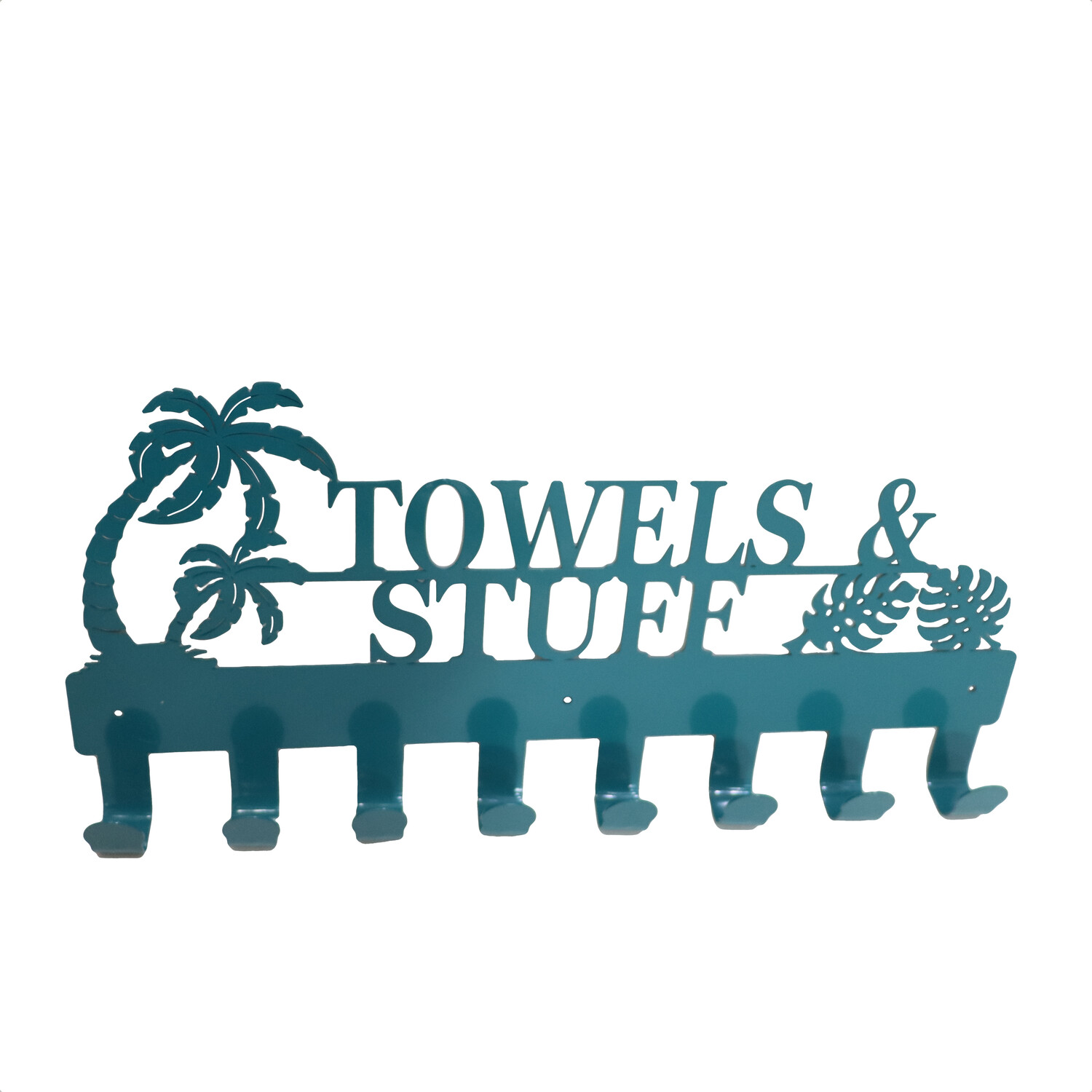 Indoor and Outdoor Towels and Stuff Hooks - Blue Image 7