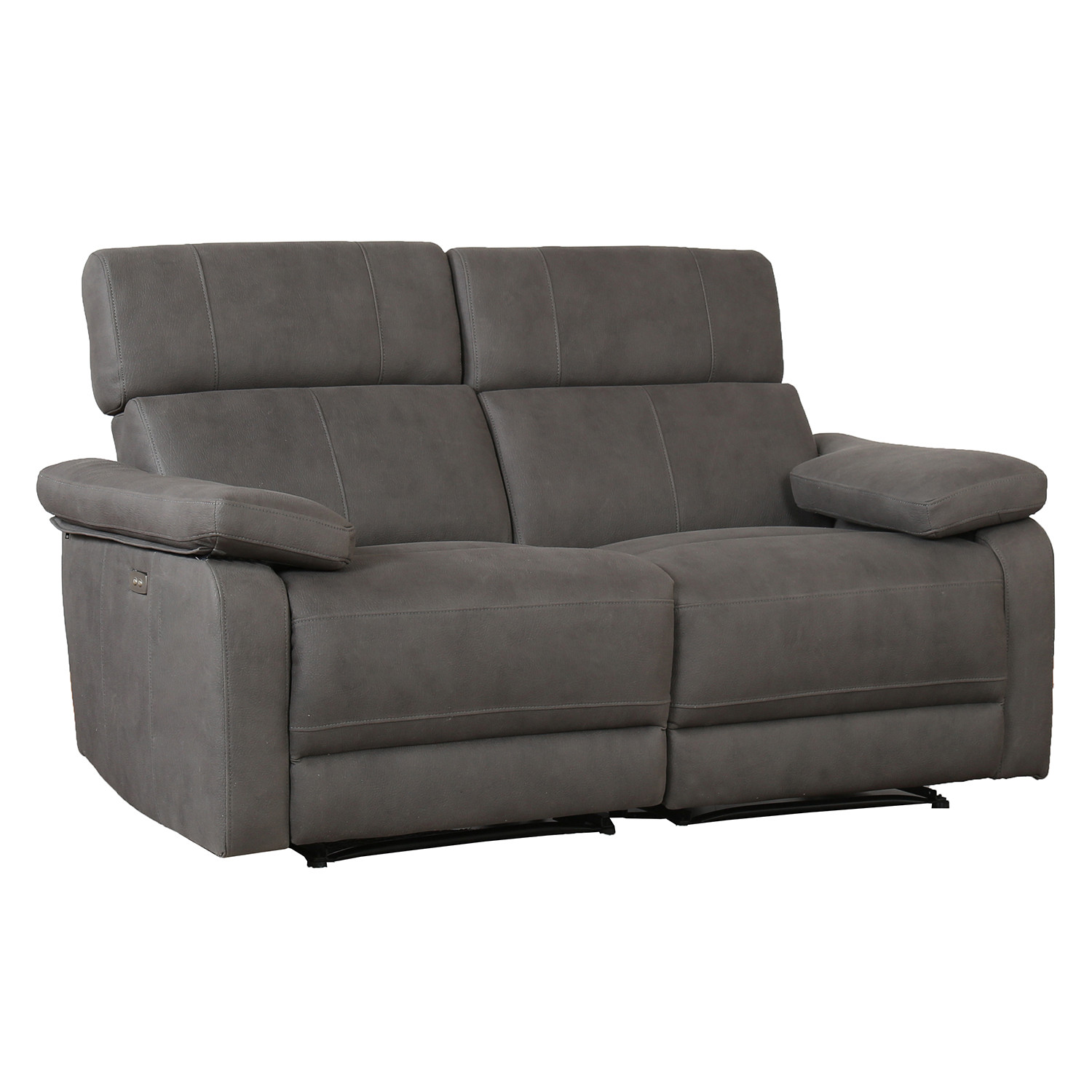 Trinity 2 Seater Electrical Sofa Grey Image 3
